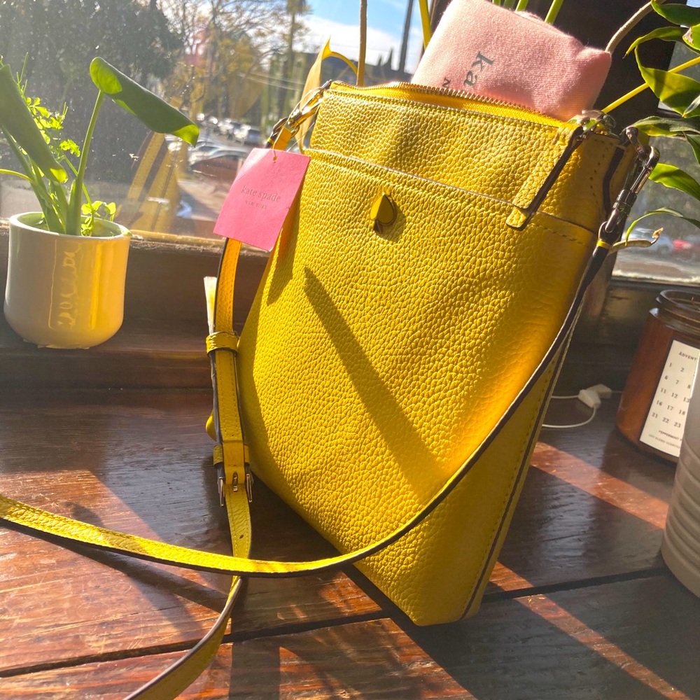 Kate Spade yellow crossbody
